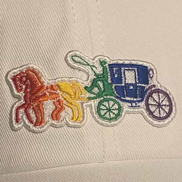NWOT Coach Pride Rainbow Carriage Driver Hat - Picture 7 of 8
